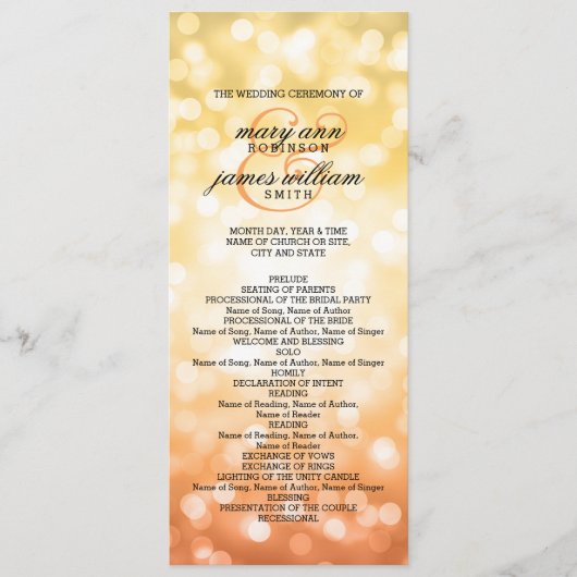 Hochzeitskalender Herbst/Herbst-Glitzer Programm (Vorderseite)