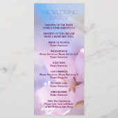 Hochzeitskalk Programm (Rückseite)