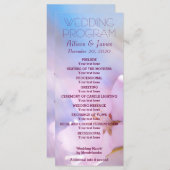 Hochzeitskalk Programm (Vorne/Hinten)