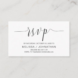 Hochzeitskalligrafie, Schwarzes Drehbuch, Abendess Begleitkarte