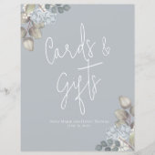 Hochzeitskalligrafie-Skriptkarten und Geschenke (Vorderseite)