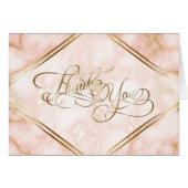 Hochzeitskalligraphie und Verzierte Goldmarmor-Ros (Vorderseite (Horizontal))