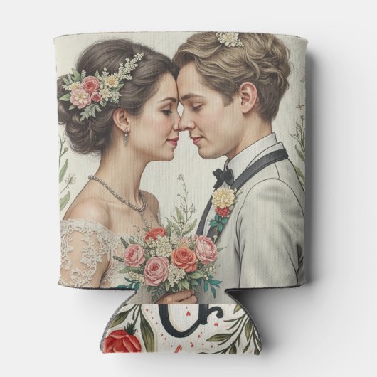 Hochzeitskannen Dosenkühler (Rückseite)