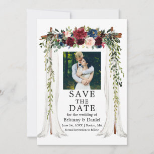 Hochzeitskanopie Foto Save The Date