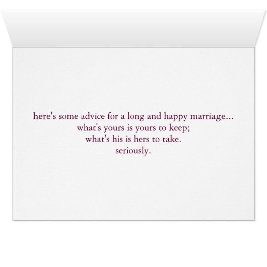 Hochzeitskarte (Innenansicht Horizontal (Unten))