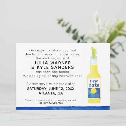 Hochzeitskarte (Stehend Vorderseite)