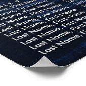 Hochzeitskarte 12 poster (Ecke)