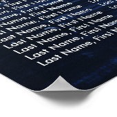 Hochzeitskarte 12 poster (Ecke)