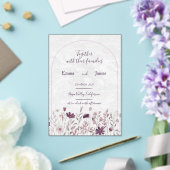 Hochzeitskarte Acryleinladungen (In Situ (Hochzeit))