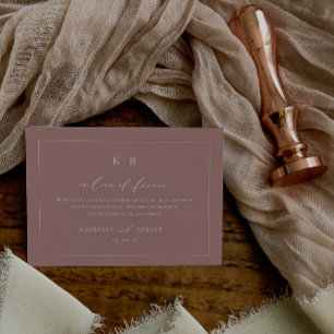 Hochzeitskarte anstelle der Lieblingskarte Visitenkarte