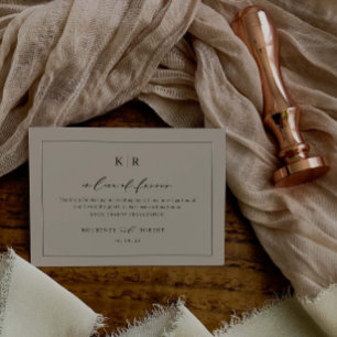 Hochzeitskarte anstelle der Lieblingskarte Visitenkarte