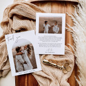 Hochzeitskarte | Boho Arch Foto Vielen Dank Einladung