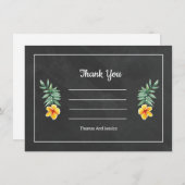 Hochzeitskarte Dankeskarte (Vorne/Hinten)