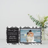 Hochzeitskarte Dankeskarte (Stehend Vorderseite)