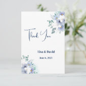 Hochzeitskarte Dankeskarte (Stehend Vorderseite)