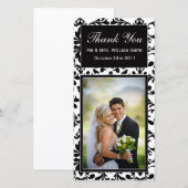Hochzeitskarte Dankeskarte (Vorne/Hinten)