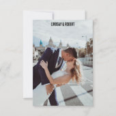 Hochzeitskarte Dankeskarte (Vorderseite)