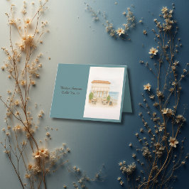 Hochzeitskarte des Mittelmeers Dankeskarte