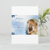 Hochzeitskarte Einladung (Stehend Vorderseite)