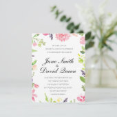 Hochzeitskarte Einladung (Stehend Vorderseite)