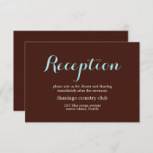 Hochzeitskarte Einladung (Vorne/Hinten)