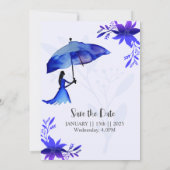 Hochzeitskarte Einladung (Rückseite)