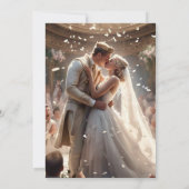 Hochzeitskarte Einladung (Rückseite)