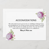 Hochzeitskarte Einladung (Vorne/Hinten)