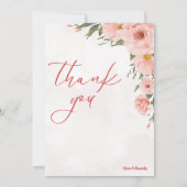 Hochzeitskarte Feiertagskarte (Rückseite)