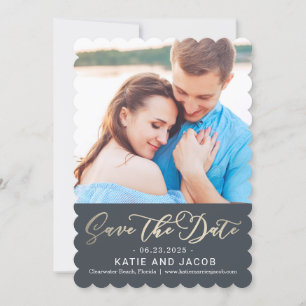 Hochzeitskarte 'Forever Love' - Save-the-Date Feiertagskarte