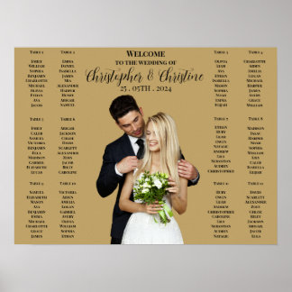 Hochzeitskarte Foto Poster