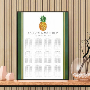 Hochzeitskarte für Ananas Foliendrucke