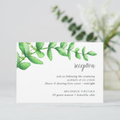 Hochzeitskarte für Aquarellfolien Einladung (Stehend Vorderseite)