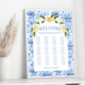 Hochzeitskarte für Blaue Mittelmeer Poster