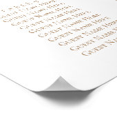 Hochzeitskarte für Blume Poster (Ecke)