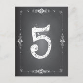 Hochzeitskarte für Chalkboard Postkarte (Vorderseite)