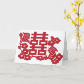 Hochzeitskarte für das Doppelte Glück Karte (Gelbe Blume)