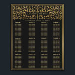 Hochzeitskarte für das Schwarze Königliche Mittela Poster<br><div class="desc">Elegantes und modernes Hochzeitsdesign inspiriert durch eine Tarot-Karte. Design ist keine echte Folie. Sie können dies durch einen Klick auf "PERSONALISIEREN" weiter anpassen. Matching Items in unserem Shop für ein komplettes Party Thema.</div>