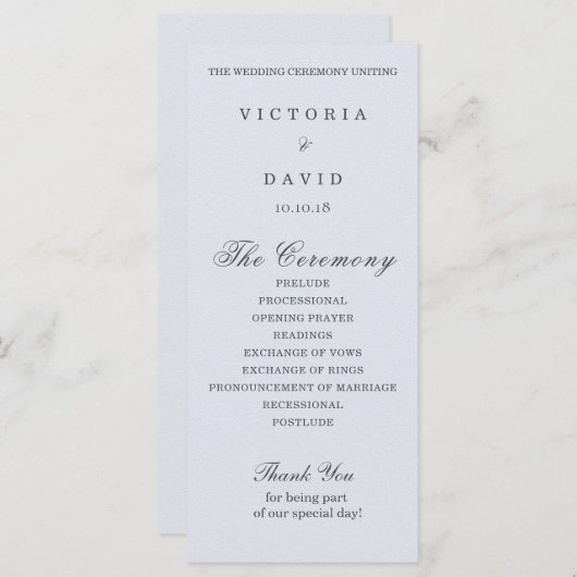 Hochzeitskarte für das verzauberte Waldland Programm (Vorne/Hinten)