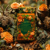 Hochzeitskarte für das zauberhafte Herbst-UAWG RSVP Karte