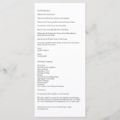 Hochzeitskarte für den Lavendel-Zweig Programm (Rückseite)