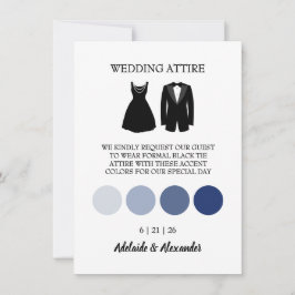 Hochzeitskarte für die blaue Küste Einladung