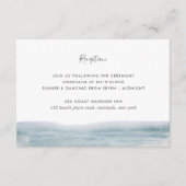 Hochzeitskarte für die Hochzeitsempfehlung an der Einladung (Vorderseite)