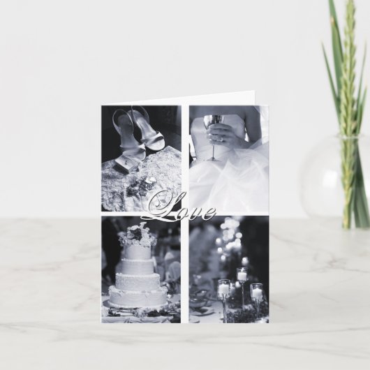 Hochzeitskarte für die Liebe Karte (Vorderseite)