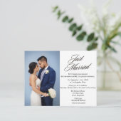 Hochzeitskarte für die Party Einladung (Stehend Vorderseite)