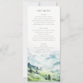 Hochzeitskarte für die Schneebergwelt Einladung (Vorderseite)