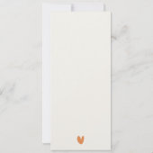 Hochzeitskarte für die Wasserfarbenwelt Afrikas Einladung (Rückseite)