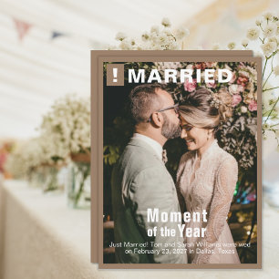 Hochzeitskarte für Foto Fun Magazine hinzufügen