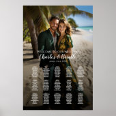 Hochzeitskarte für Fotos Poster (Vorne)