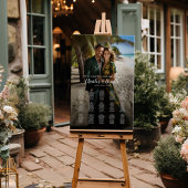 Hochzeitskarte für Fotos Poster